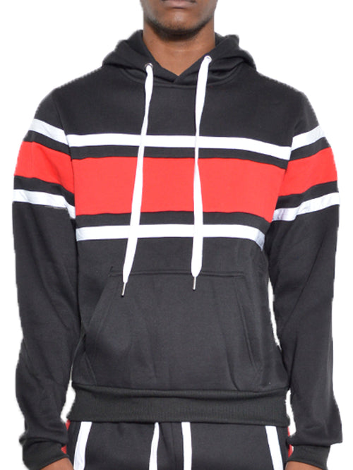 Tripe Cotton Hoodie-0