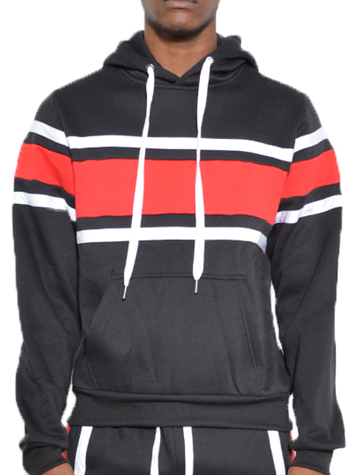 Tripe Cotton Hoodie-0