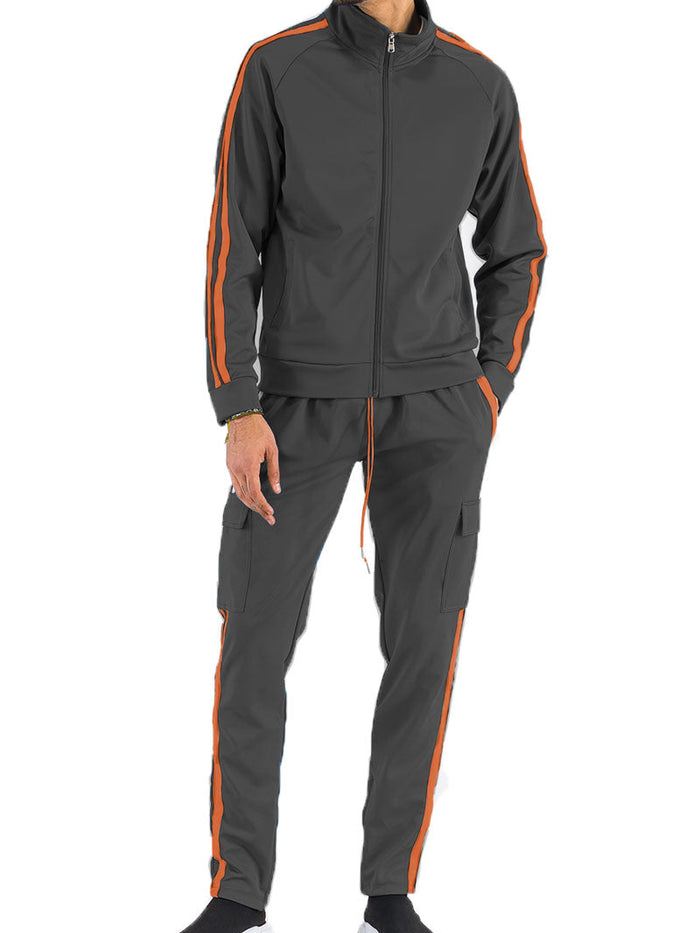 Two Stripe Cargo Pant Set-0