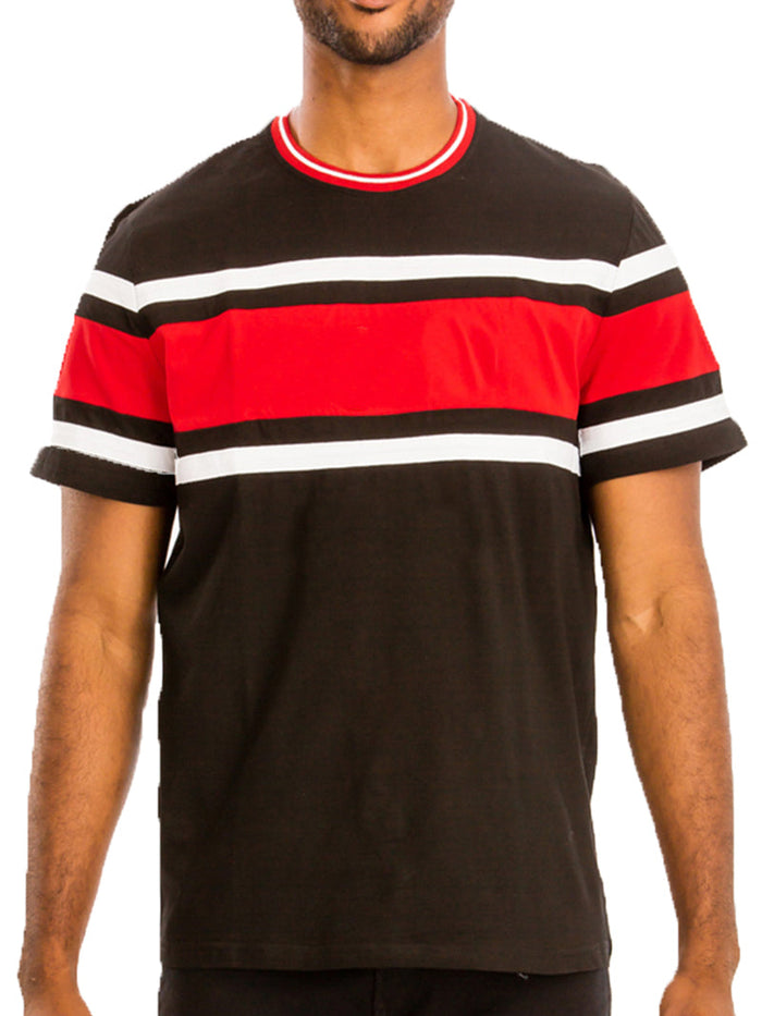 Vertical Color Block Tee