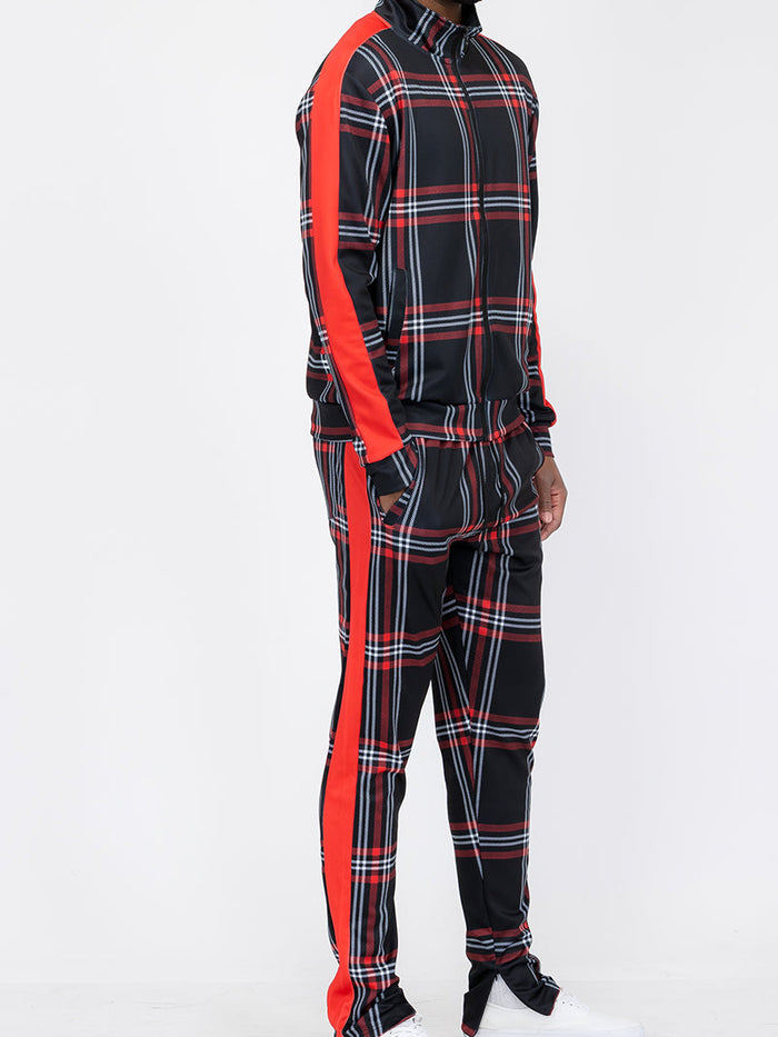 Plaid Out Track Set