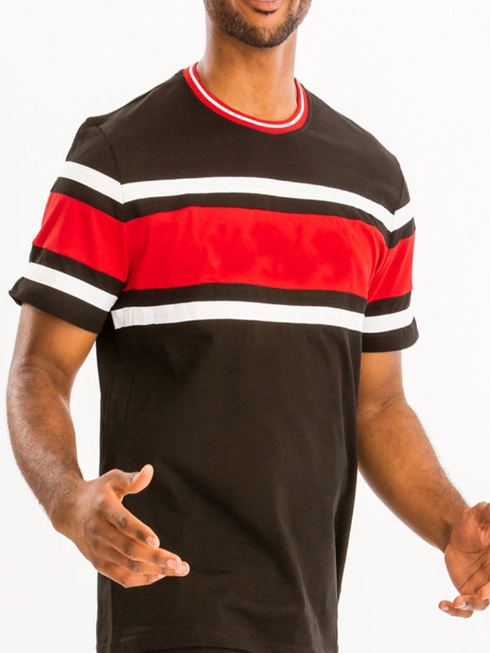 Vertical Color Block Tee