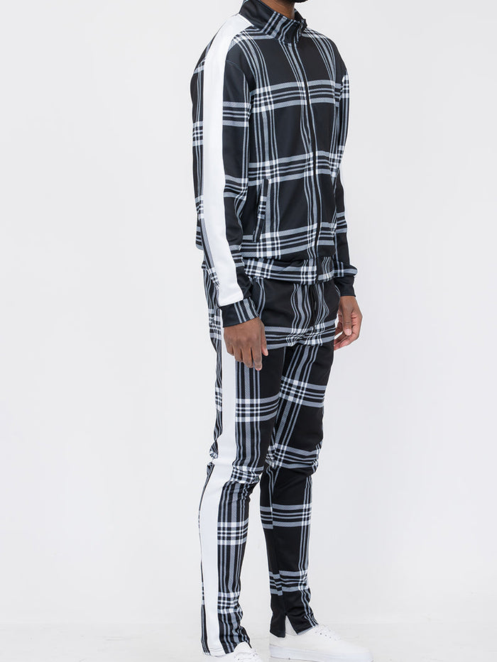 Plaid Out Track Set