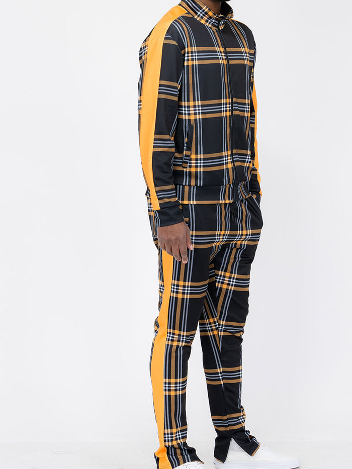 Plaid Out Track Set