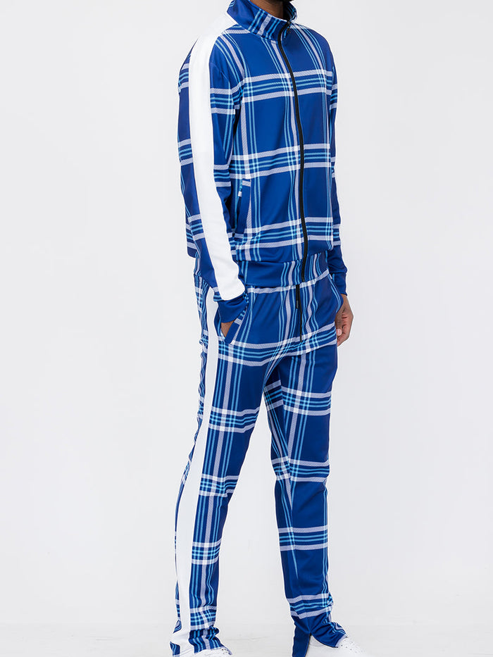 Plaid Out Track Set