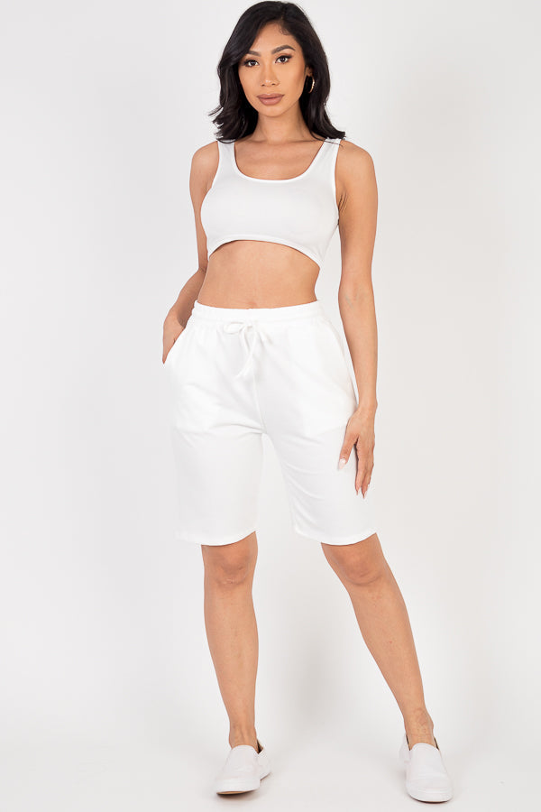French Terry Bermuda Shorts (CAPELLA)