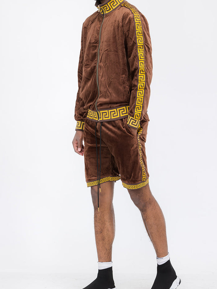 Status Velour Short Set