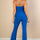 Ribbed Side Slit Bandeau Top & Flare Pants Set (CAPELLA)