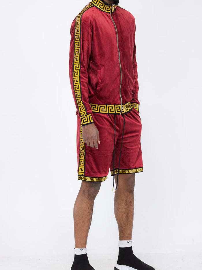 Status Velour Short Set