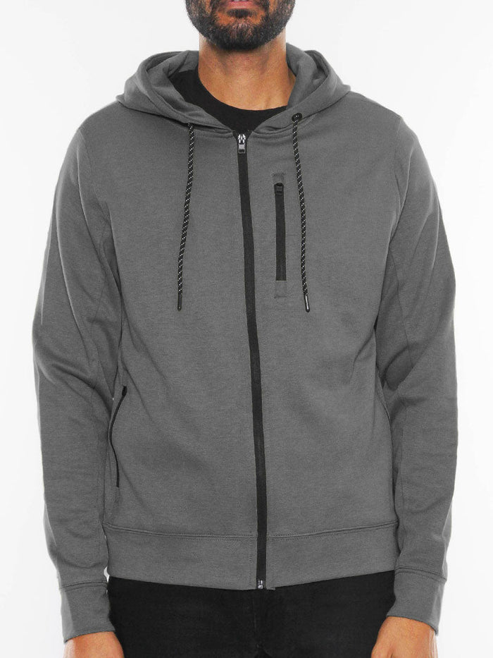 Crosstek Heathered Zip Up Jacket