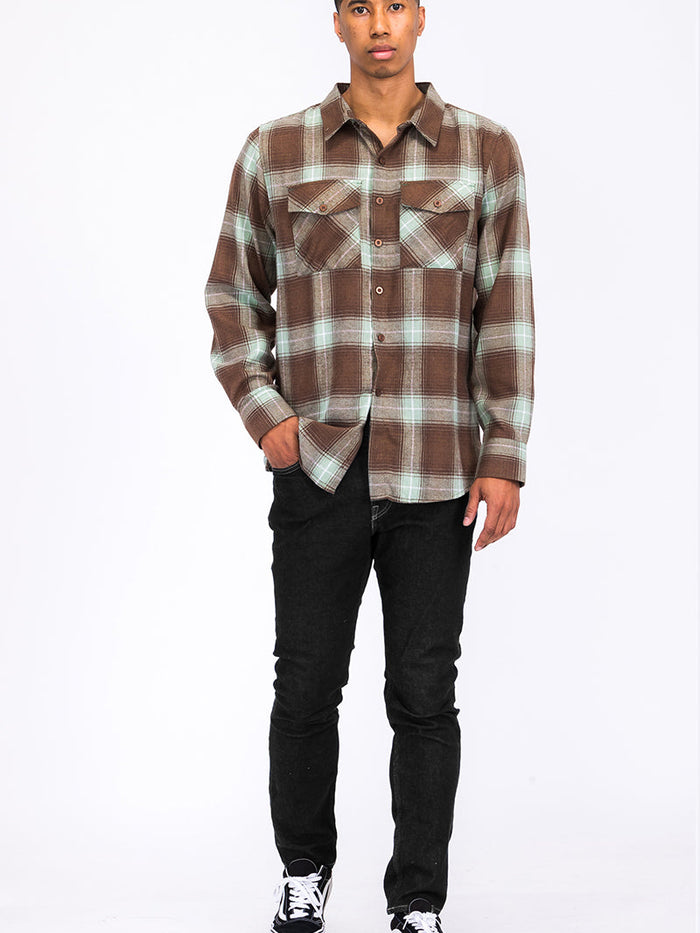Brushed Flannel Shirt