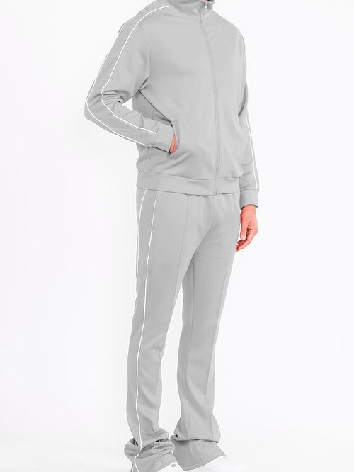 Stacked Flare Track Suit-0