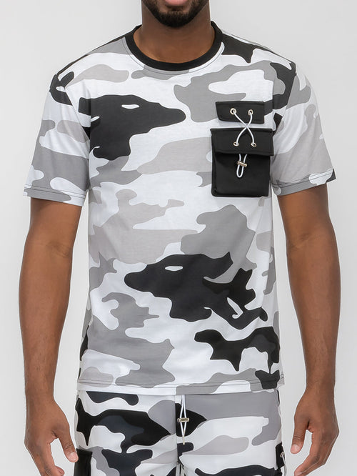 Full Camo Toggle Tshirt