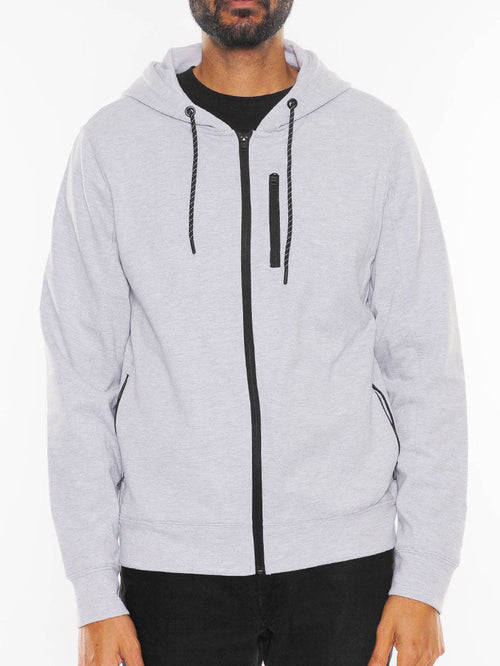Crosstek Heathered Zip Up Jacket