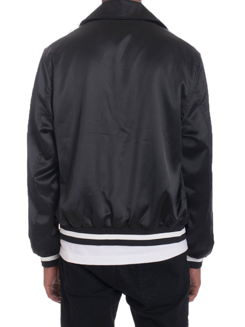 Luxe Satin Bomber