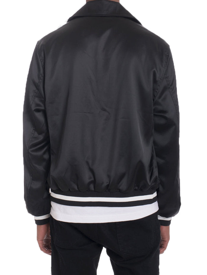 Luxe Satin Bomber