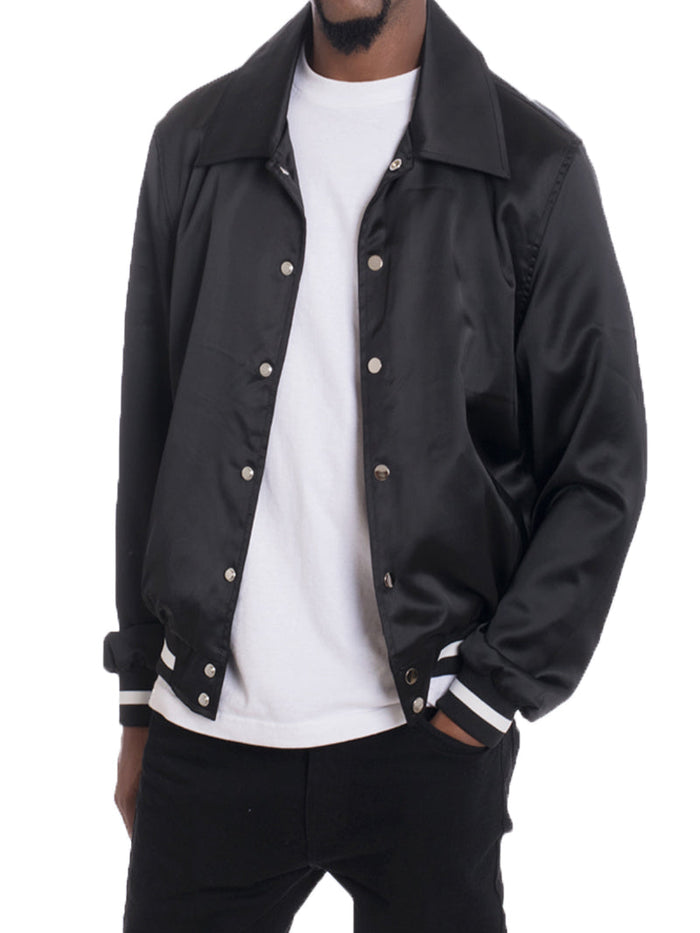 Luxe Satin Bomber