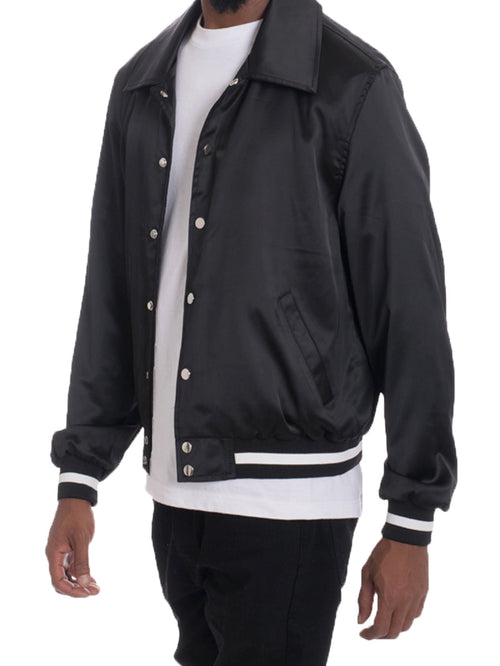 Luxe Satin Bomber