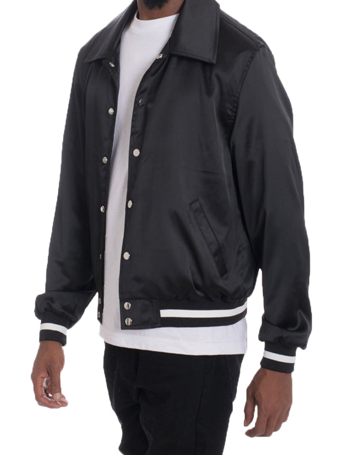 Luxe Satin Bomber