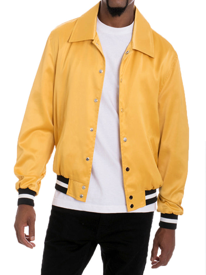 Luxe Satin Bomber