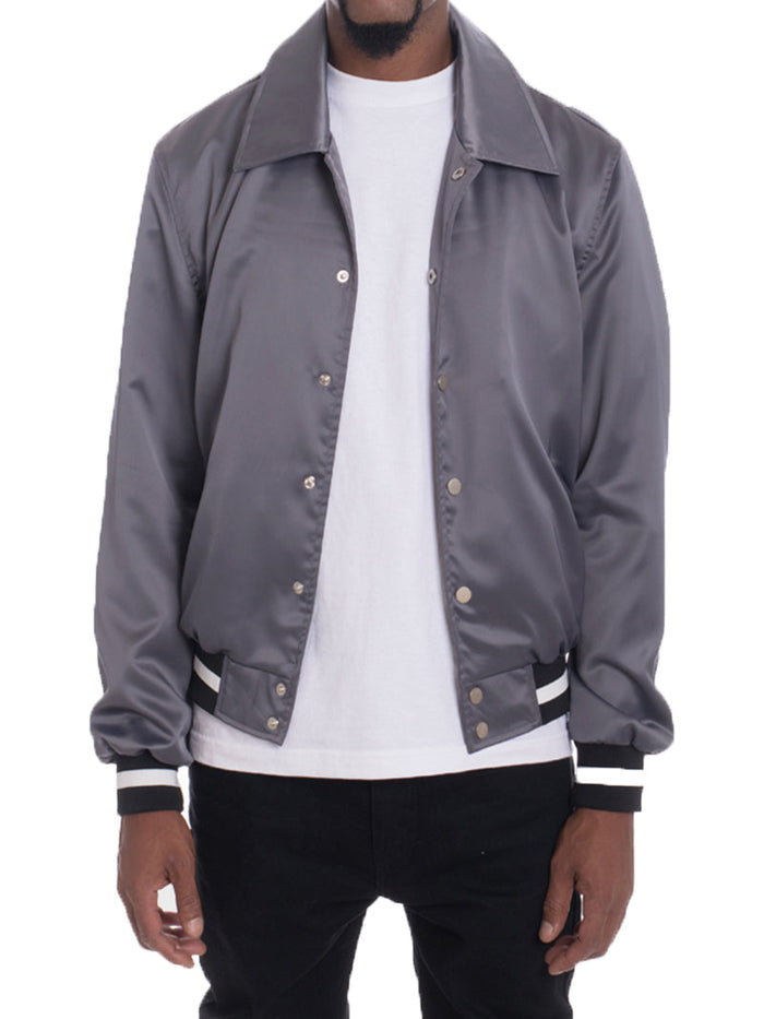 Luxe Satin Bomber