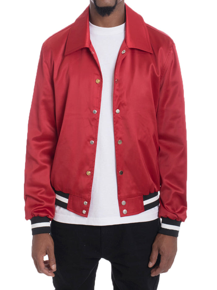 Luxe Satin Bomber