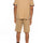 Checkered Detail Polo Short Set