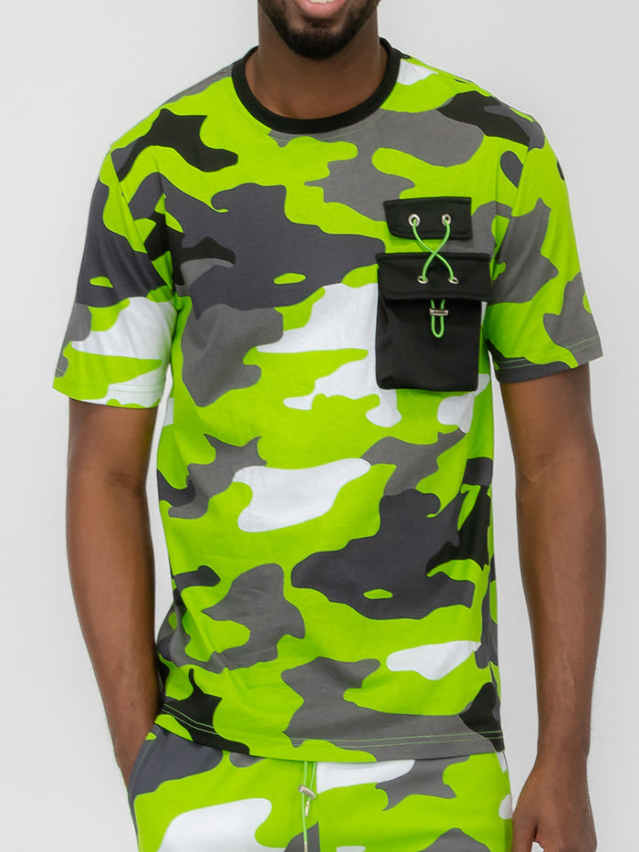 Full Camo Toggle Tshirt
