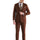 Oslo Brown Slim Fit Notch Lapel 2 Piece Suit