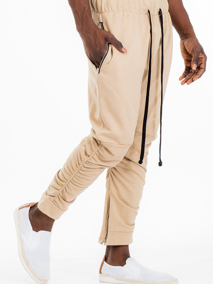 Gathered Cotton Sweats