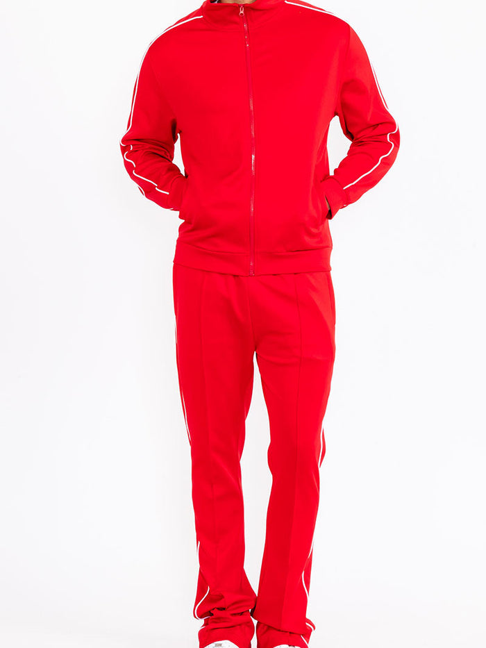 Stacked Flare Track Suit