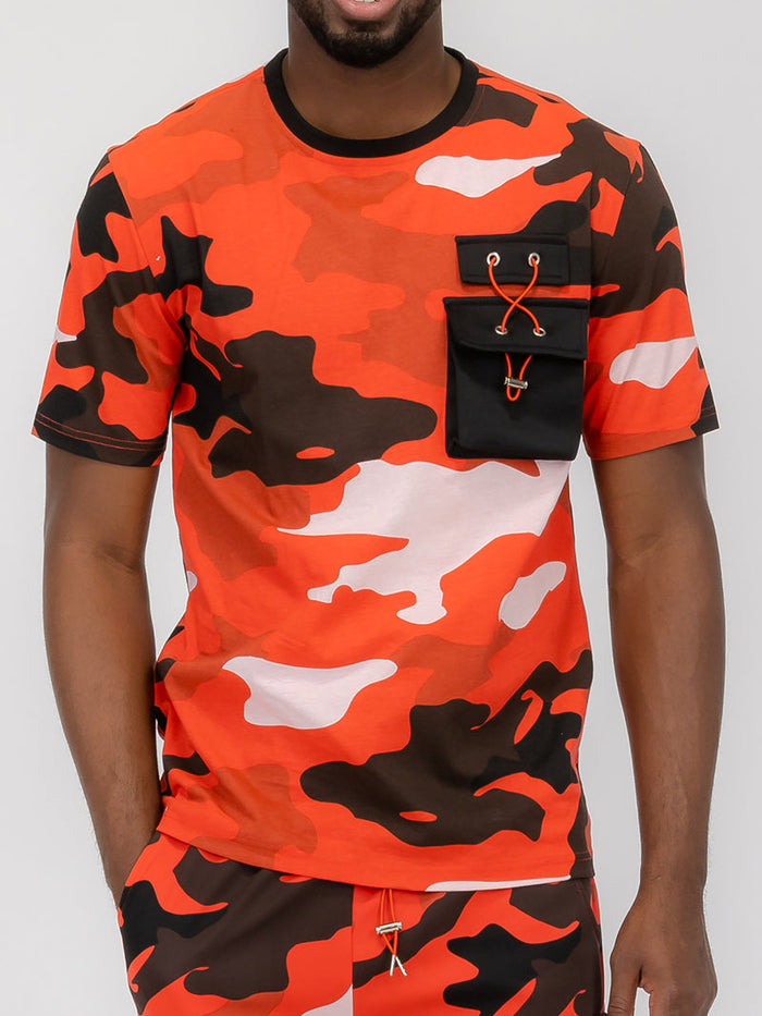 Full Camo Toggle Tshirt