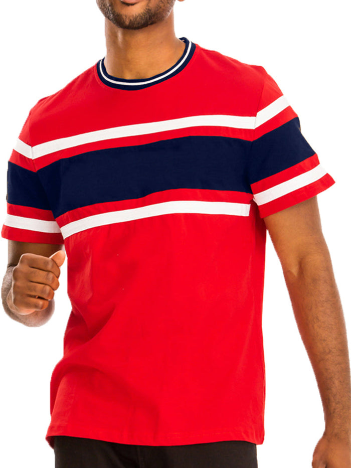 Vertical Color Block Tee