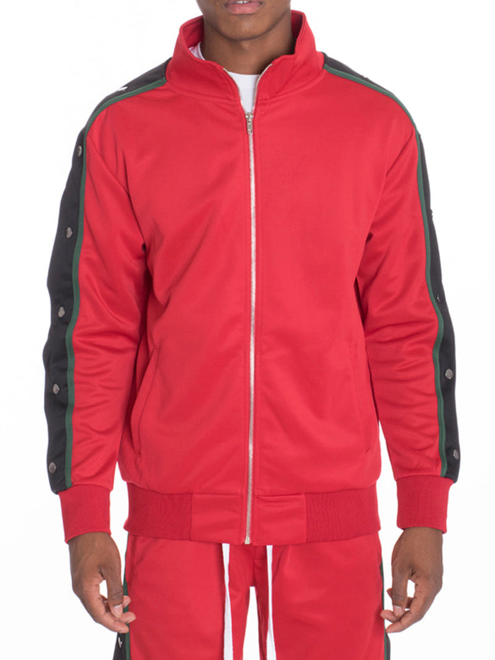Jordann Snap Button Track Jacket