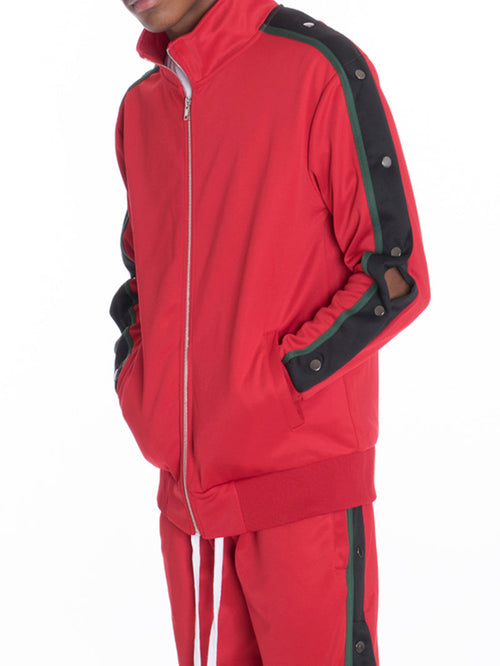 Jordann Snap Button Track Jacket