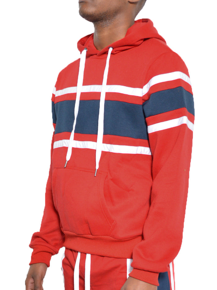 Tripe Cotton Hoodie-0