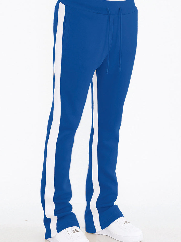 Dual Stripe Stacked Track Pants