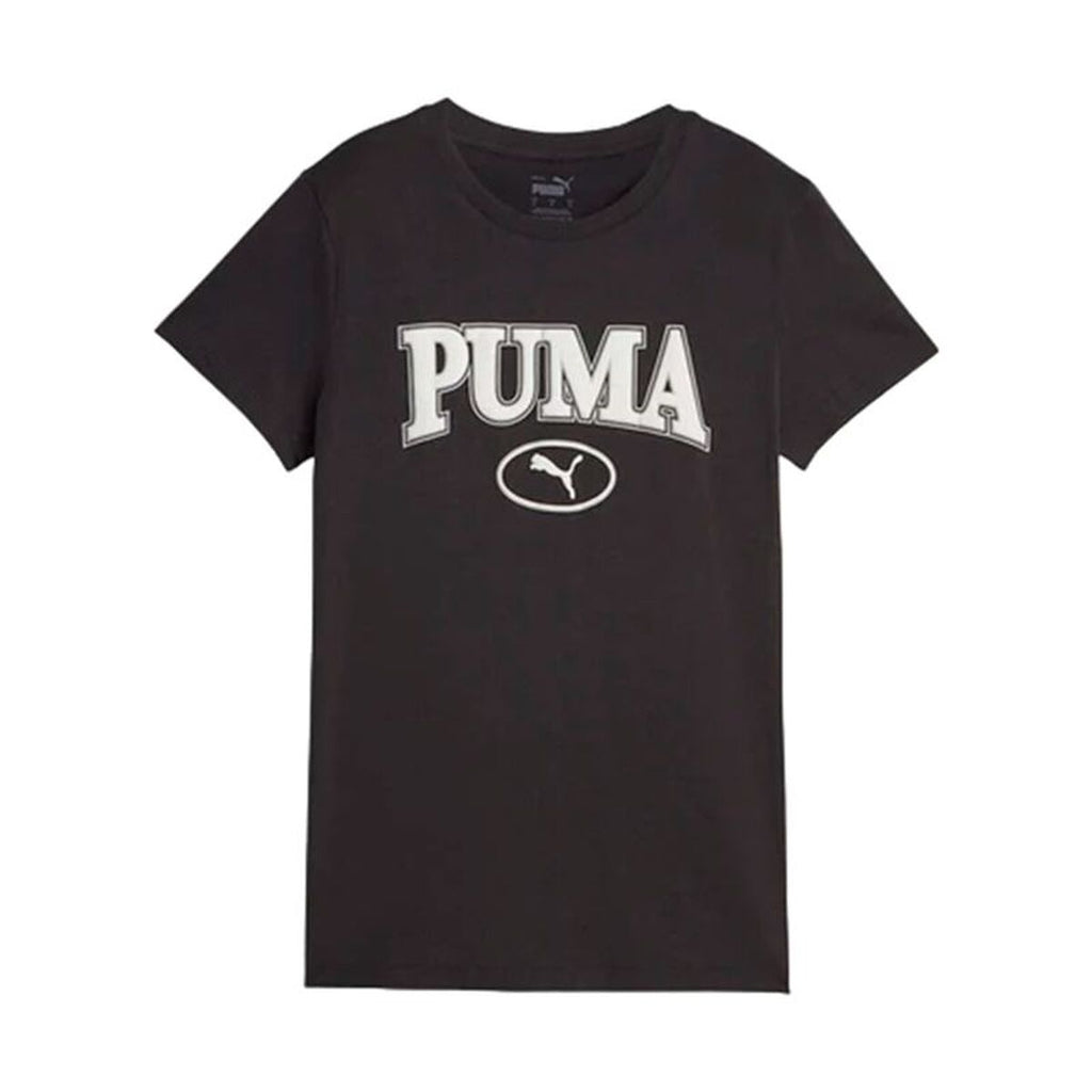 Women’s Short Sleeve T-Shirt Puma Squad Graphicc T Black