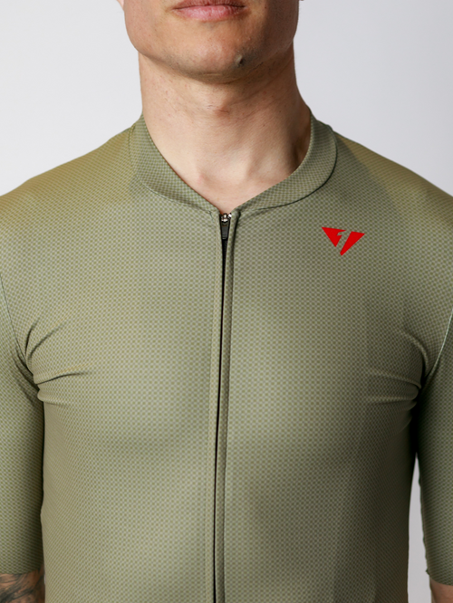 Men's ProSpec Rouleur HZ Jersey | Olive Green CF