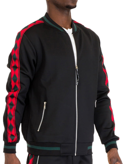 Diamond Tape Track Jacket