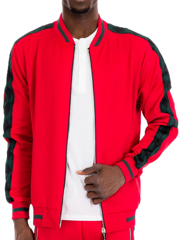 Diamond Tape Track Jacket