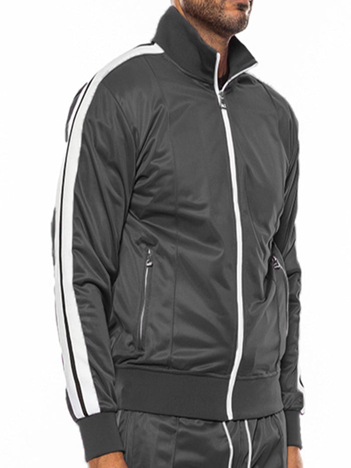 Front Pleat Track Jacket-0