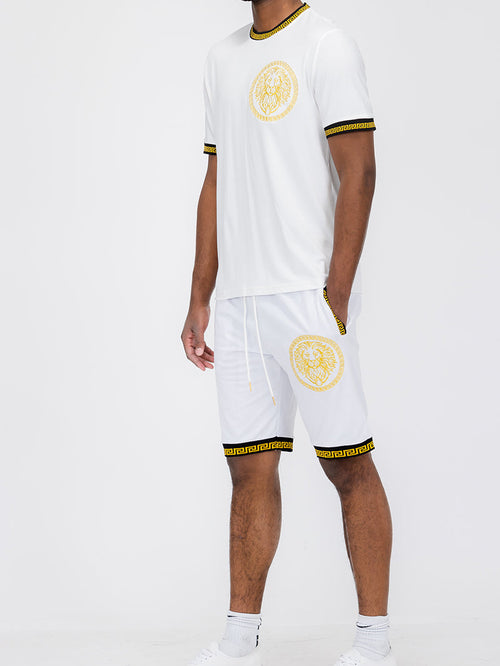 Lion Head Tshirt Short Set-6