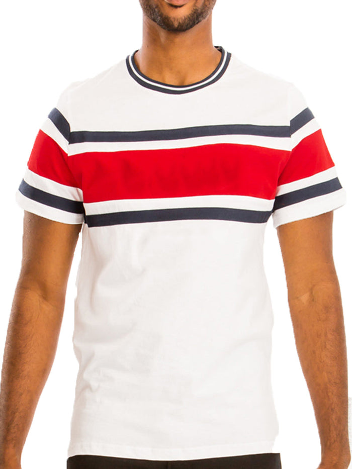 Vertical Color Block Tee