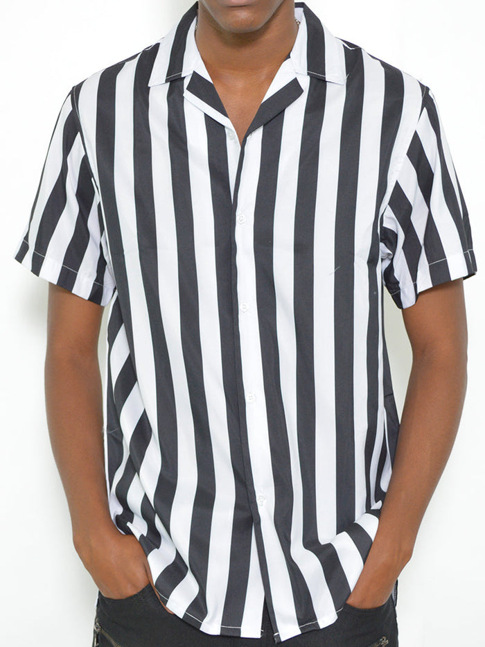Dreme Striped Print Shirt-0
