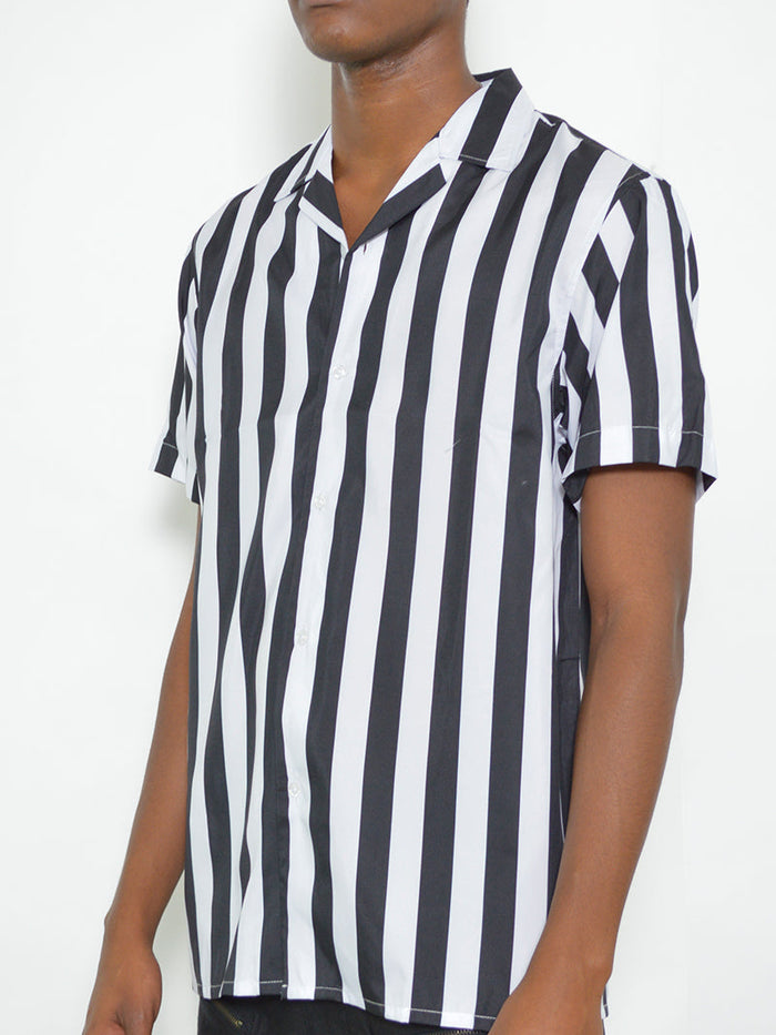 Dreme Striped Print Shirt-0