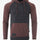 ZIMEGO Mens Long Sleeve Lightweight Hooded Henley – Color Block Pullover Hoodie  for Casual Gym Workout Travel