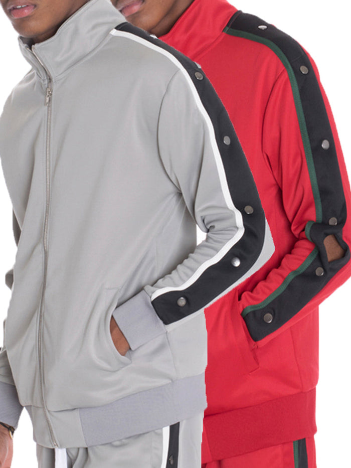 Jordann Snap Button Track Jacket