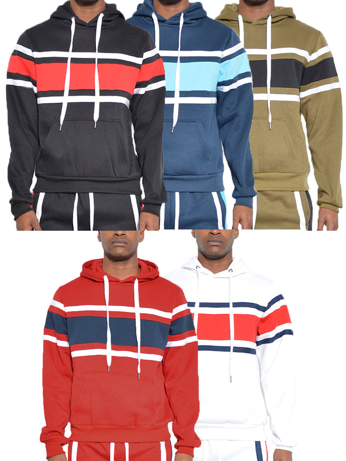 Tripe Cotton Hoodie-0