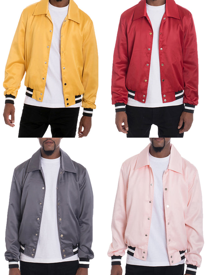 Luxe Satin Bomber